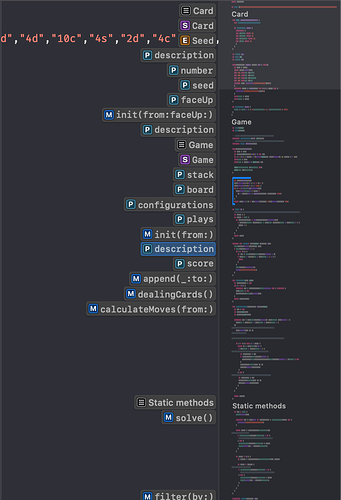 Xcode outline view in minimap