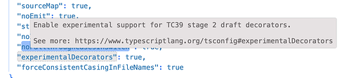 JSON LSP hover behavior