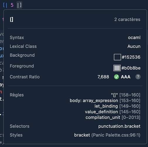 Closing bracket inspector tool